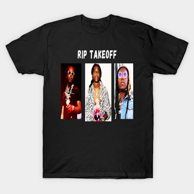 rippp takeoffff T-Shirt by KevinPower Art